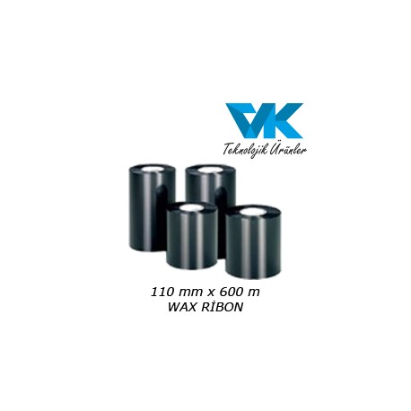 110 mm x 600 m WAX RİBON