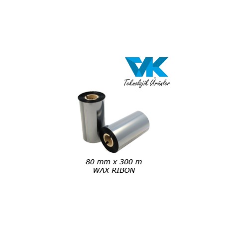 80 mm x 300 m WAX RİBON