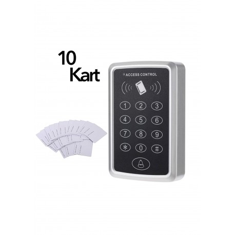 VK-100 Şifreli Kapı Kilidi + 10 Adet Proximity Kart