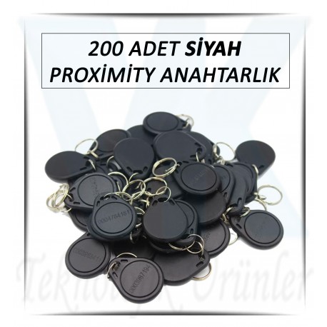 200 Adet Kırmızı Proximity Anahtarlık