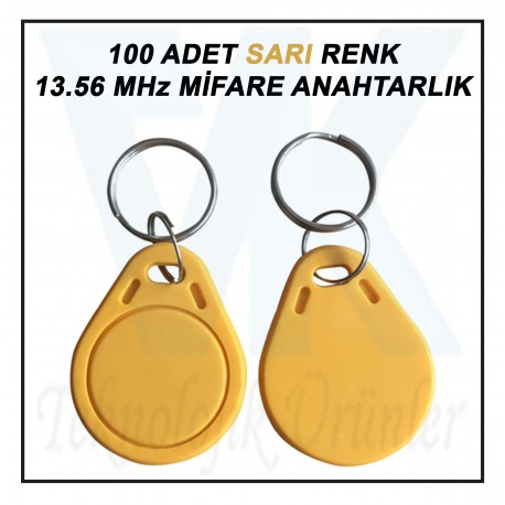 Mavi Renk Mifare Anahtarlık (13,56 Mhz Akıllı Anahtarlık)