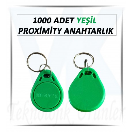 Proximity Anahtarlık Yeşil Renk 125 KHz
