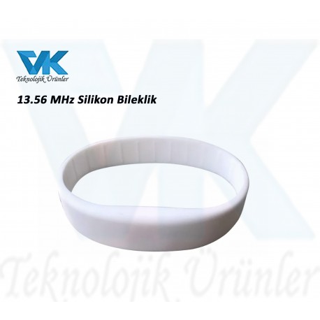 Mifare Silikon Bileklik Beyaz Renk