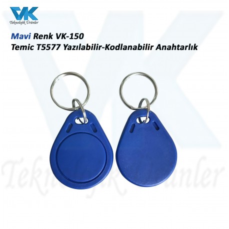 250 Adet VK-150 Temic T5577 Yazılabilir-Kodlanabilir Anahtarlık